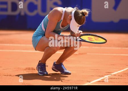 Anna Bondar (Hungary). Argentina Open WTA 2021 champion Stock Photo