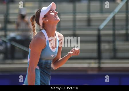 Anna Bondar (Hungary). Argentina Open WTA 2021 champion Stock Photo