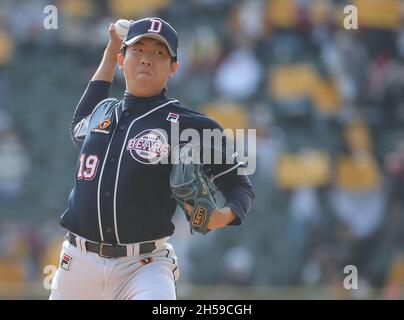 08th Nov, 2021. Doosan Bears' Jose Fernandez Jose Fernandez of the