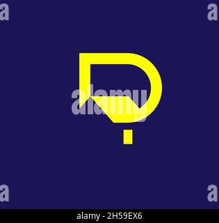 letter D House Real Estate Logo Design, bold memorable modern Logotype design for corporate company branding. Stock Vector