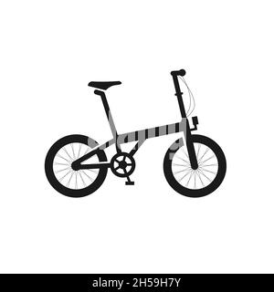 Folding bike graphic vector illustration logo design inspiration Stock Vector
