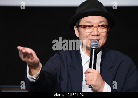 Keisuke Yoshida, November 6, 2021 - The 34th Tokyo International Film Festival. Press conference for the movie 'Intolerance' in Tokyo, Japan on November 6, 2021. (Photo by 2021 TIFF/AFLO) Stock Photo