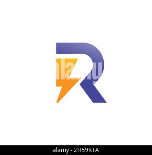 Thunderbolt logo and symbol vector Stock Vector Image & Art - Alamy