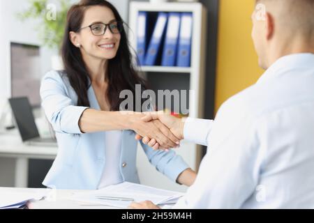 Well dressed boss in office Stock Photo