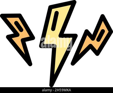 Probiotics icon. Outline probiotics vector icon color flat isolated Stock Vector