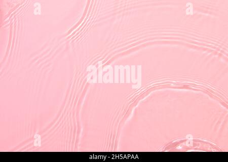 Pink Transparent Clear Water Surface Texture Summer Background