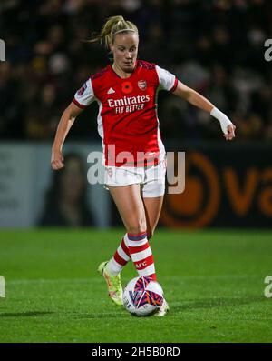 Arsenal’s Beth Mead in action during the Barclays FA Women's Super League match at Meadow Park, London. Picture date: Sunday November 7, 2021. Stock Photo