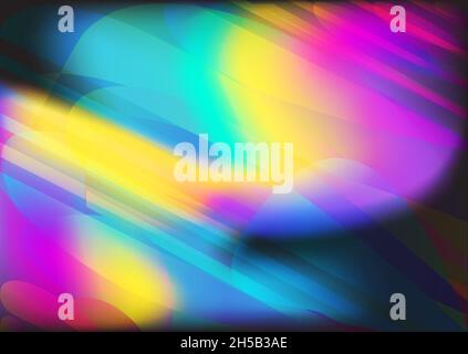 Abstract blur fluid shapes wave pattern, wavy liquid trendy background. Retro gradient texture graphic design vector Template Copy space Poster Layout Stock Vector
