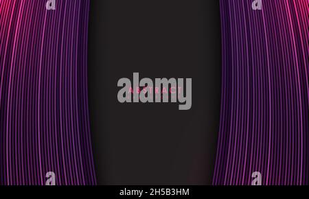 Modern Background With Lines Pattern 3d Stock Vector
