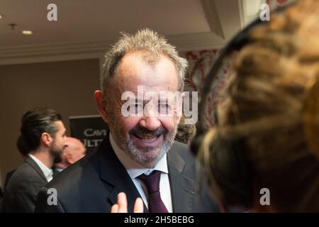 Paris, France. 08th Nov, 2021. Guillaume Sarkozy attends the Nicolas Sarkozy's Chinese Business Club Lunch at Westin hotel Paris on November 08, 2021 in Paris, France. Photo by Nasser Berzane/ABACAPRESS.COM Credit: Abaca Press/Alamy Live News Stock Photo