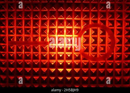 Kaufbeuren, Germany. 08th Nov, 2021. The circuit breaker of a multiple socket is lit up red. Households in Germany continue to pay comparatively much for electricity in a global comparison. Credit: Karl-Josef Hildenbrand/dpa/Alamy Live News Stock Photo