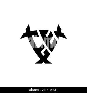 EE Monogram logo letter with triangle shield and circle shape style design on isolated background. Triangle monogram logo, shield monogram logo, trian Stock Vector