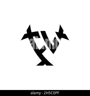 FL Monogram logo letter with triangle shield and circle shape style design on isolated background. Triangle monogram logo, shield monogram logo, trian Stock Vector