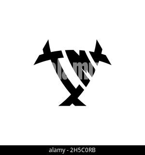 IM Monogram logo letter with triangle shield and circle shape style design on isolated background. Triangle monogram logo, shield monogram logo, trian Stock Vector