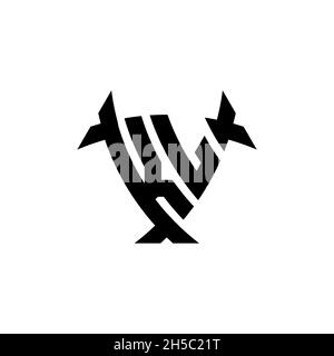 KL Monogram logo letter with triangle shield and circle shape style design on isolated background. Triangle monogram logo, shield monogram logo, trian Stock Vector