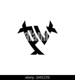 PL Monogram logo letter with triangle shield and circle shape style design on isolated background. Triangle monogram logo, shield monogram logo, trian Stock Vector