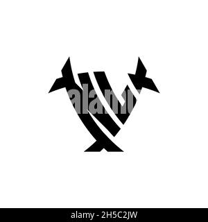 NL Monogram logo letter with triangle shield and circle shape style design on isolated background. Triangle monogram logo, shield monogram logo, trian Stock Vector