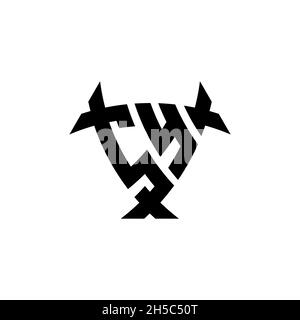 SY Monogram logo letter with triangle shield and circle shape style design on isolated background. Triangle monogram logo, shield monogram logo, trian Stock Vector