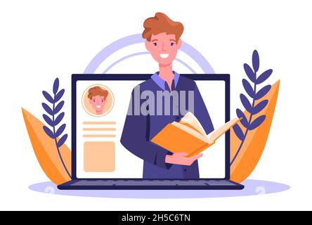 Online webinar concept Stock Vector