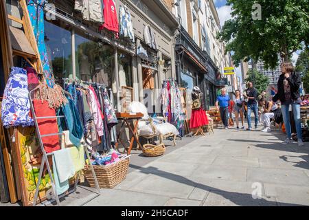 Golborne Road in West London, England. Photo: SMP NEWS Stock Photo