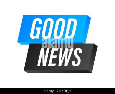 Megaphone with good news. Megaphone banner. Web design. Vector stock illustration Stock Vector