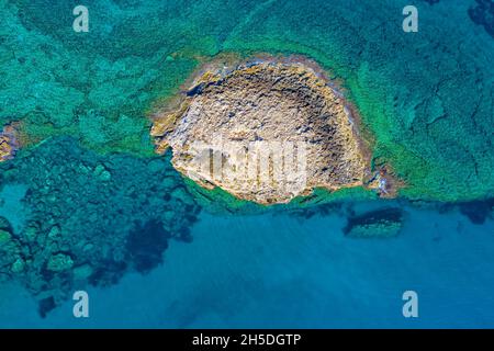 Anissaras auf Kreta aus der Luft | Town Anissaras on Crete from above Stock Photo