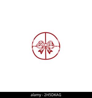 Modern Flat Christmas Icons for Design Projects Christmas icon illustration vector symbol. Stock Vector