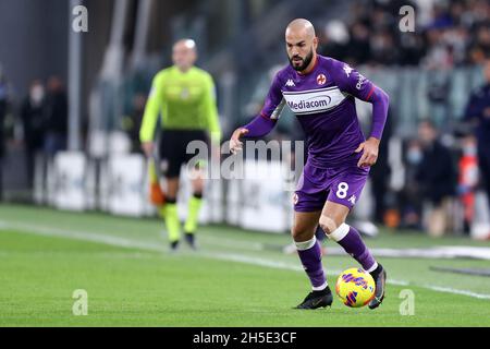 Riccardo Saponara of Acf Fiorentina controls the ball during the Serie A  match between Juventus Fc and Acf Fiorentina Stock Photo - Alamy