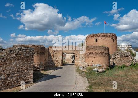 Iznik City Walls in the Province of Bursa, Turkey Stock Photo