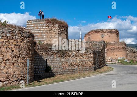 Iznik City Walls in the Province of Bursa, Turkey Stock Photo