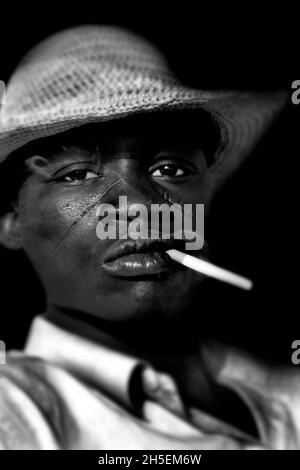 Portrait, Nanoro, Burkina Faso Stock Photo