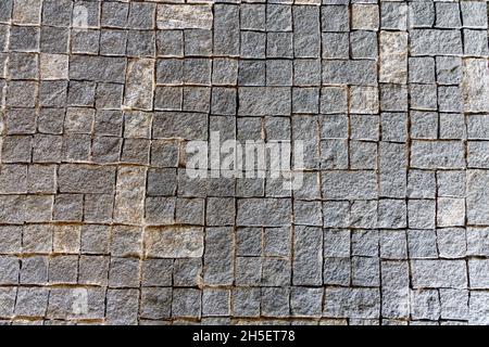 interior  horizontal part of painted brick wall Stock Photo