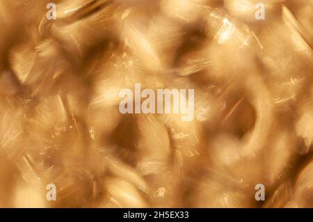Abstract, out of focus, gold shiny bokeh background. Stock Photo