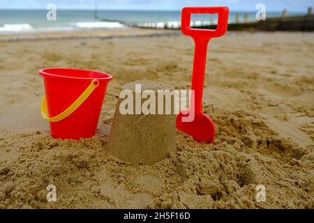 Bucket and Spade Stock Photo