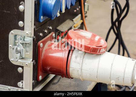 Stage portable device for power distribution and power switching Stock ...