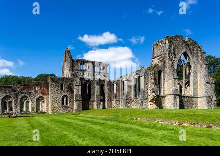 England, Southampton, Netley Abbey, The Ruins of Netley Abbey Stock Photo