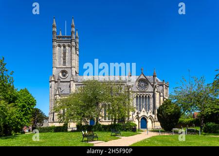 England, Hampshire, Andover, St.Mary's Church Stock Photo