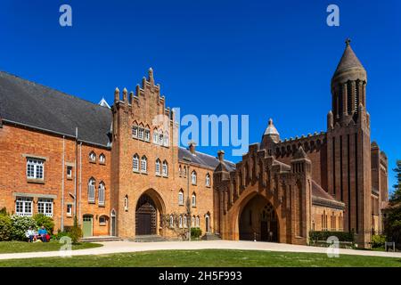 England, Isle of Wight, Ryde, Quarr Abbey Stock Photo