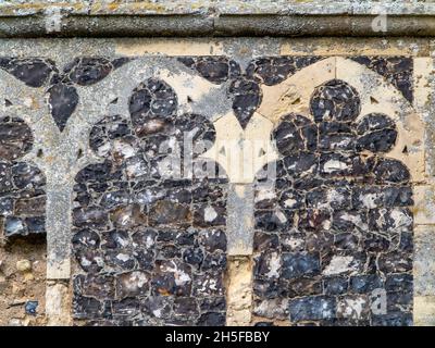 Details of the ruins of Leiston Abbey at Leiston in Suffolk, UK Stock Photo