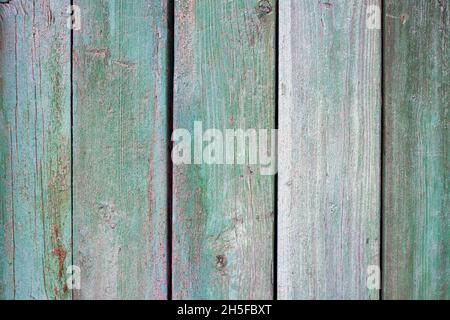 Old wooden board background with cracked paint Stock Photo