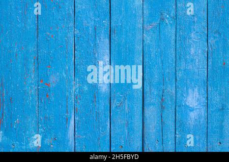 Old wooden board background with cracked paint Stock Photo