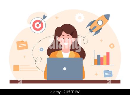 Concept of startup Stock Vector