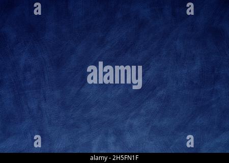blue leather texture, use for backgrounds Stock Photo