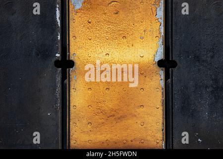 Metal abstract texture. Surface grunge backdrop. Dirty effect pattern. Material background. Graphic resource. Stock Photo