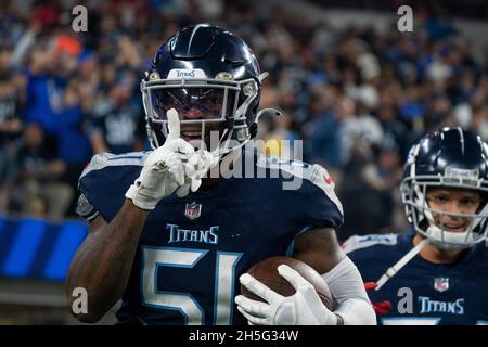 Tennessee Titans linebacker David Long Jr. (51) pictured after an NFL  football game against the Washington Commanders, Sunday, October 9, 2022 in  Landover. (AP Photo/Daniel Kucin Jr Stock Photo - Alamy