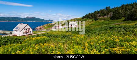 Bonaventure Island and the Gaspe Peninsula; Quebec, Canada Stock Photo