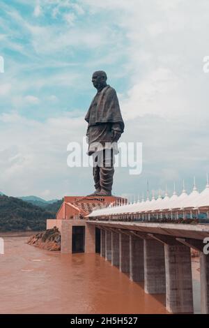 Sardar Vallabhbhai Patel statue - Gujarat Stock Photo