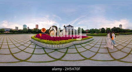 360 degree panoramic view of Sun Yat-sen Memorial Hall Plaza