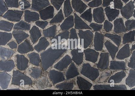 Black and white marble stone natural pattern texture background Stock Photo
