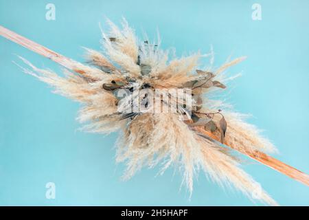 Beautiful Dried Plants, Flowers Against a Blurred Nature Background.  Vertical Photo Stock Photo - Image of plants, outdoor: 194056892